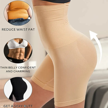 High-Waist Tummy Control Shapewear Shorts