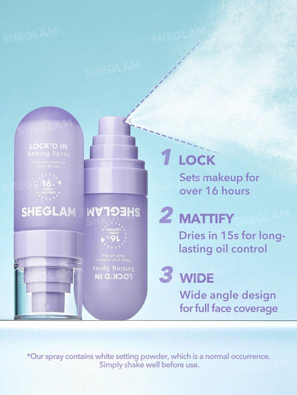 100% Original SHEGLAM  Lock'd In Setting Spray