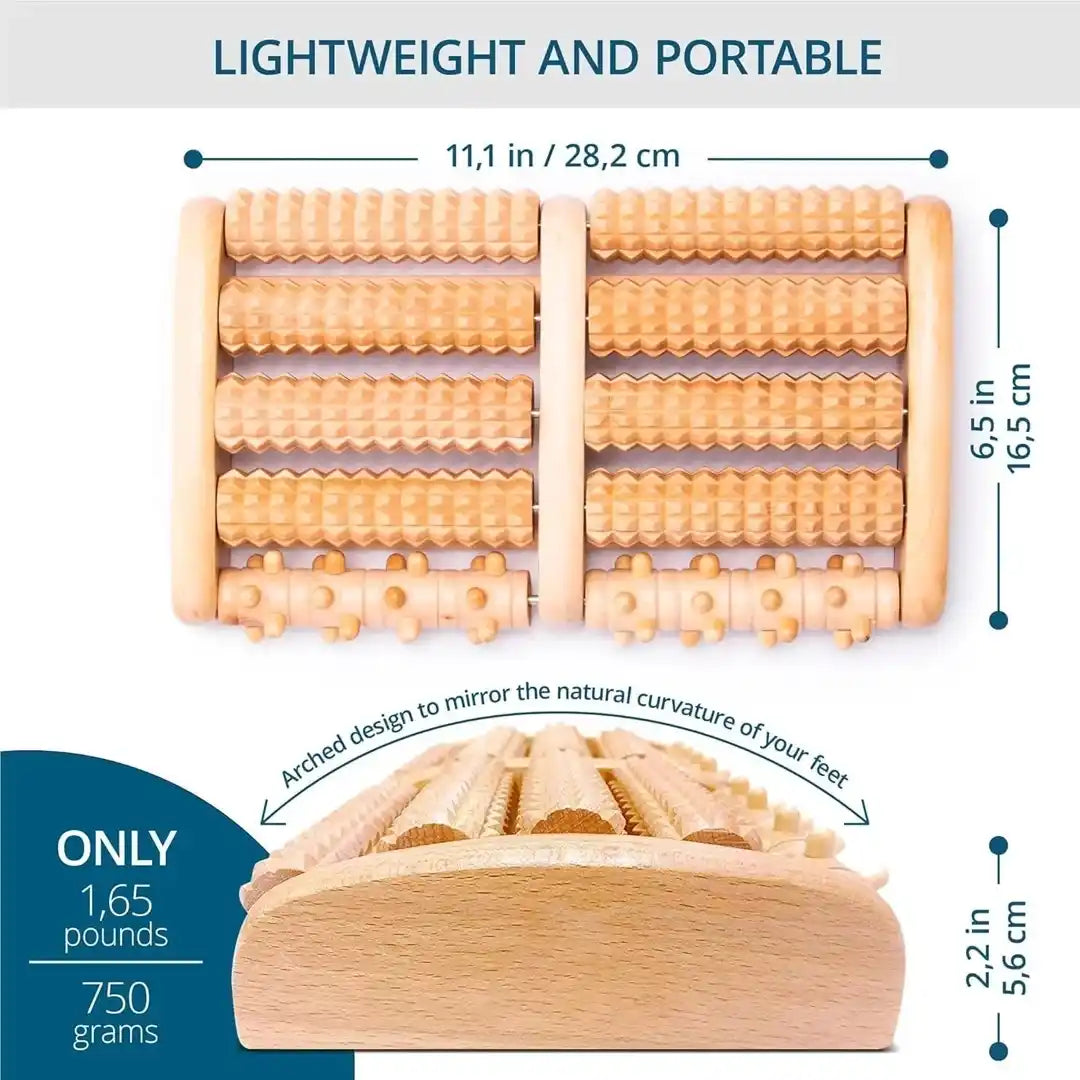 Wooden Foot Massager
