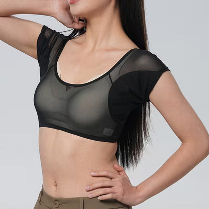 Reusable Comfort Base Camisole with Underarms Sweat Pads