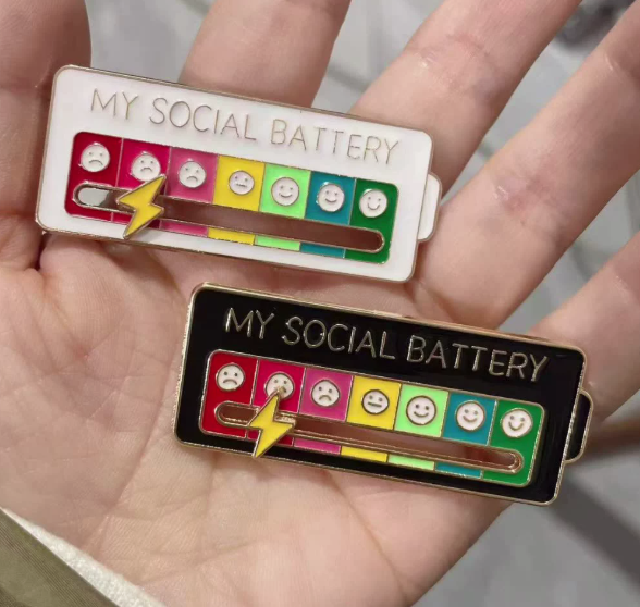 SOCIAL BATTERY PIN