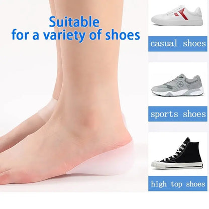 Unisex Invisible Height Increase Gel Insoles