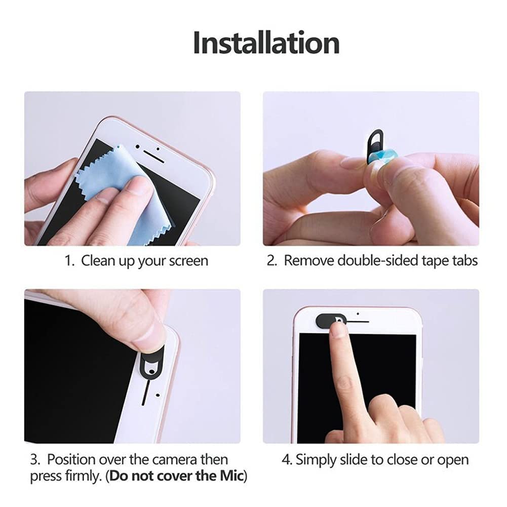 Slider Webcam Cover-pack of 5