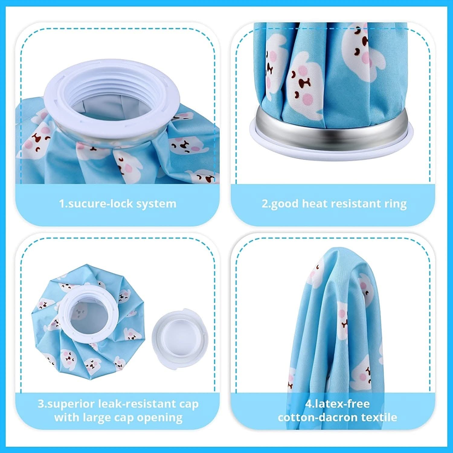 Pain Relief Reusable  Ice Hot Compress Bag