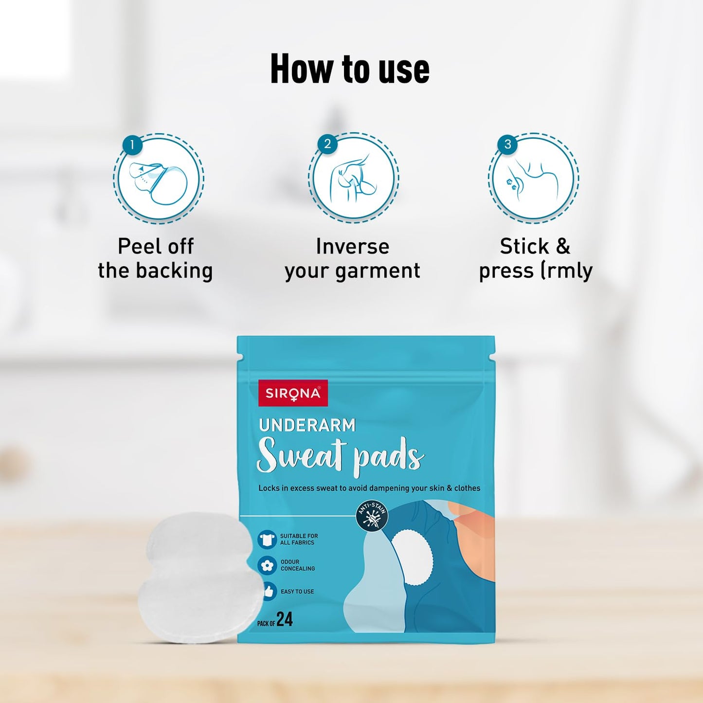 Disposable Underarm Sweat Pads For Men and Women