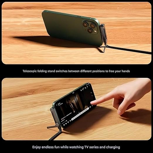 240W Multipurpose Foldable Fast Charging Phone Holder Cable