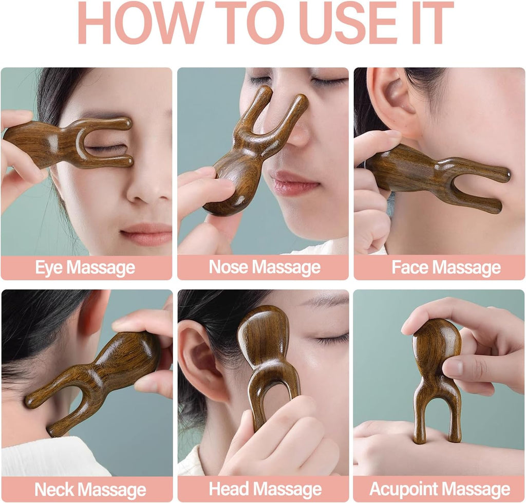 Sandalwood Natural Facial Massager