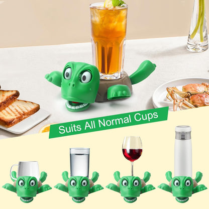 Turtle Coaster with Funny Expression | Turtle Cup Holder