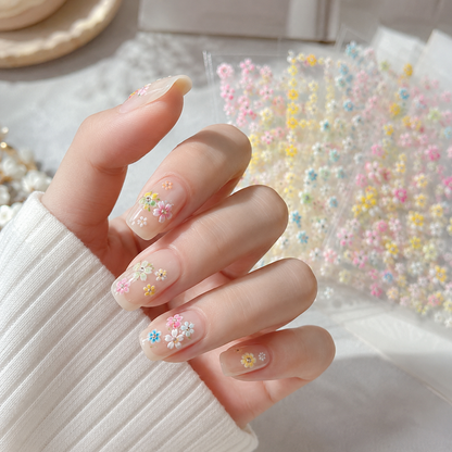 3D Floral Nail Art Stickers