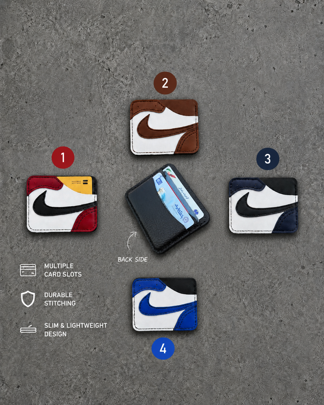 Nike Leather Card Case