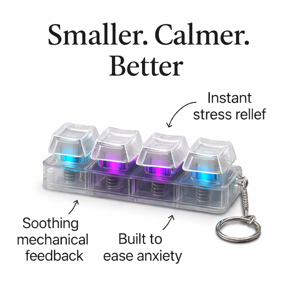 Anti-Anxiety CtrlStress Keychain