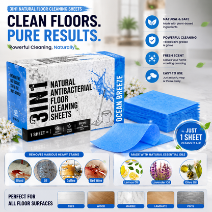 🏠 Smart Floor Cleaning Sheets – Instant Cleaning Solution