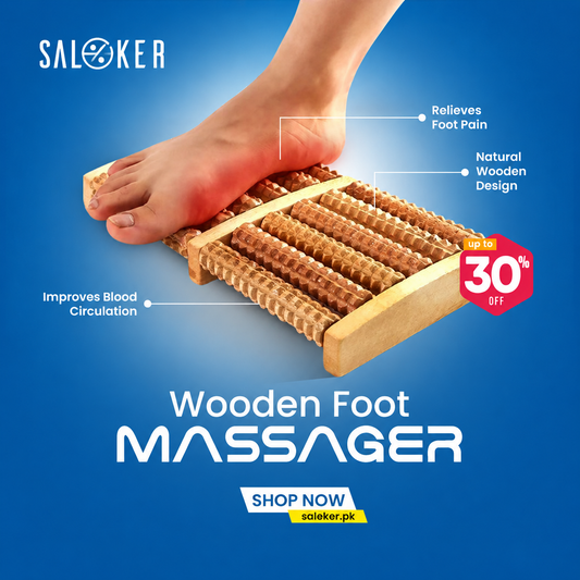 Wooden Foot Massager