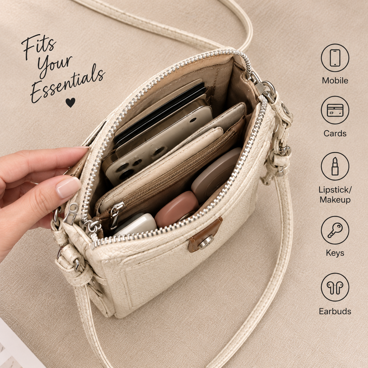 Crossbody Lady Charm Sling Bag👜