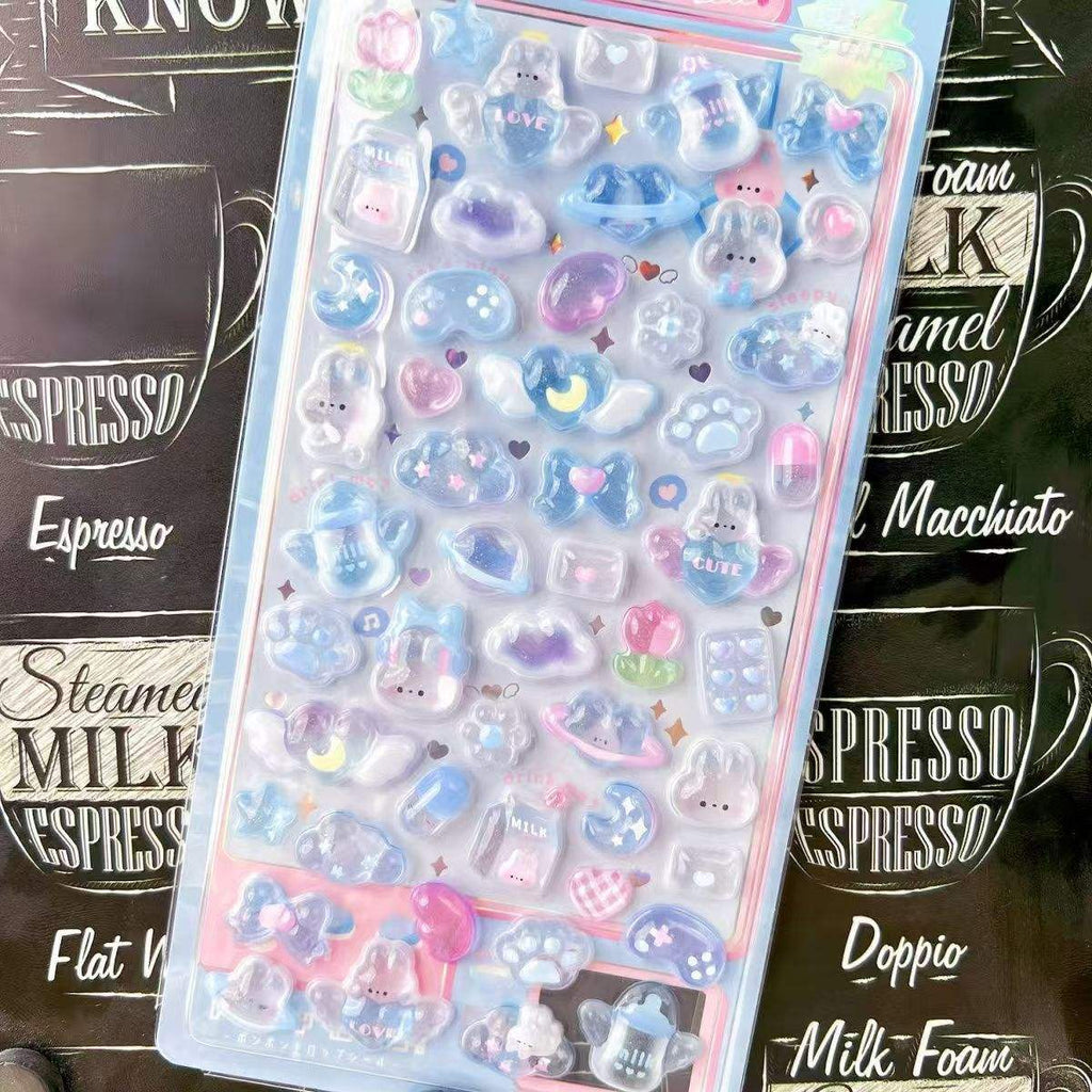 3D Puffy Stickers 🌈 | Cute & Colorful Decoration Magic ✨