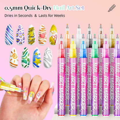 Gorvalin Nail Art Pens