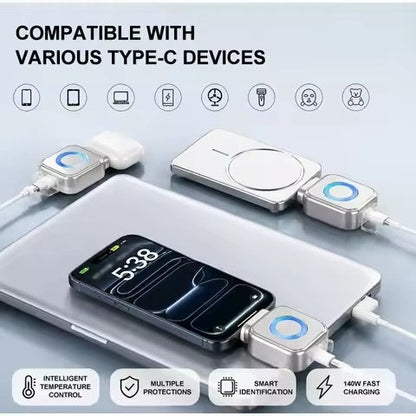 Auto Disconnect Charging Adapter 140w (Smart Auto Stop Charging Protector )