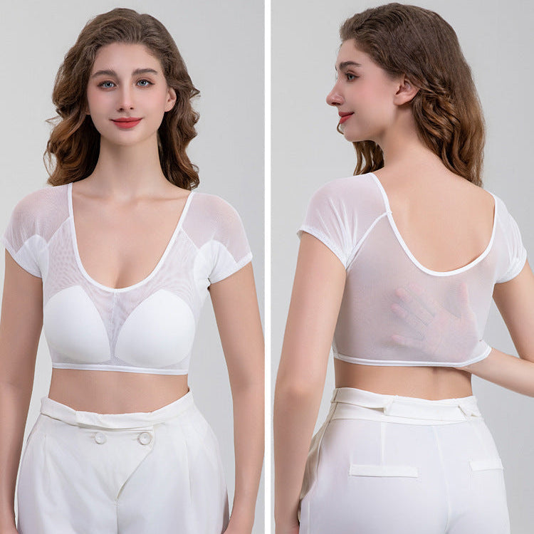 Reusable Comfort Base Camisole with Underarms Sweat Pads