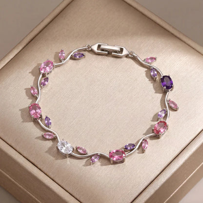 Tulip Flower Bracelet🌷💎