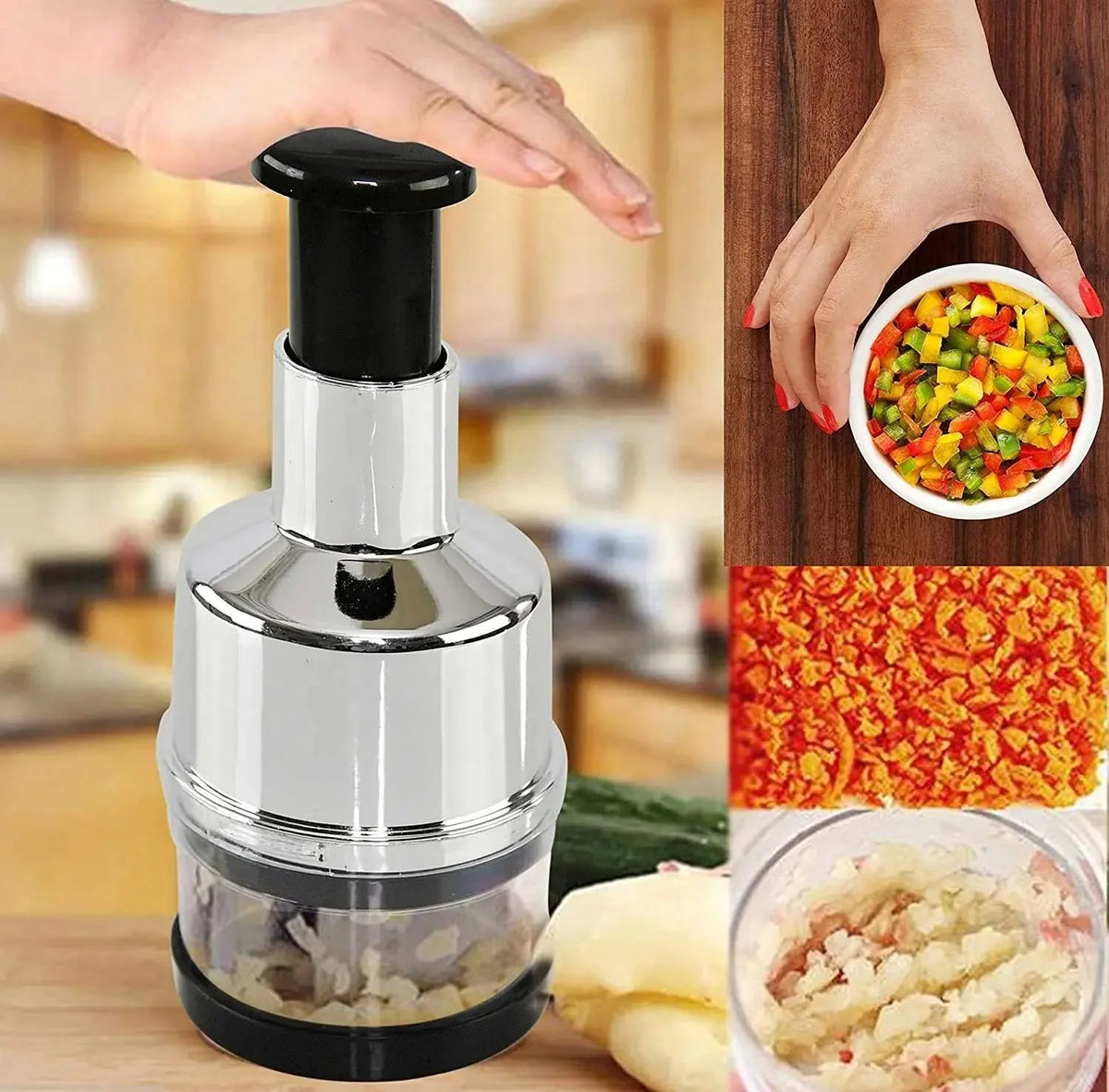 Vegetable grinder and chopper