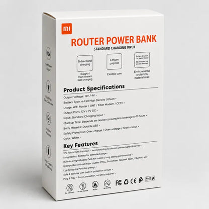 Xiaomi WiFi Router Power Bank (6-8 hours battery backup)