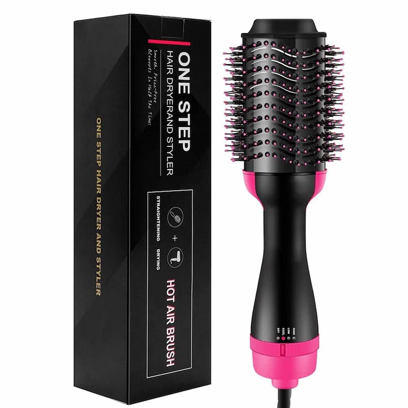 Hot Hair Dryer Air Brush Straightener