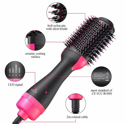 Hot Hair Dryer Air Brush Straightener