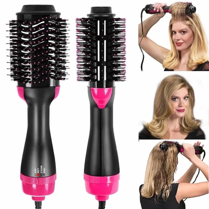 Hot Hair Dryer Air Brush Straightener