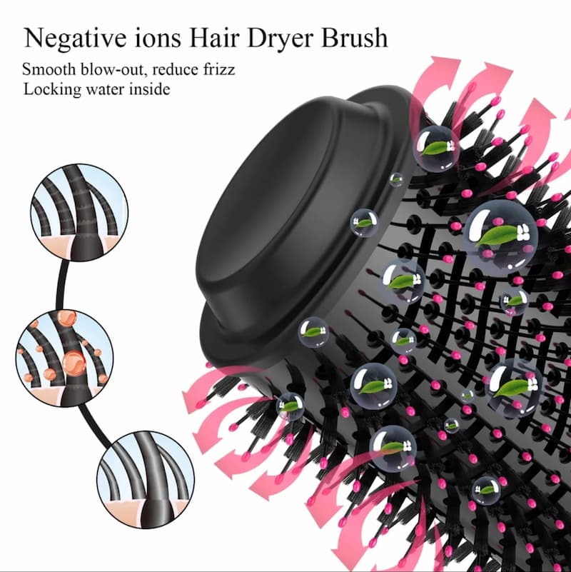 Hot Hair Dryer Air Brush Straightener