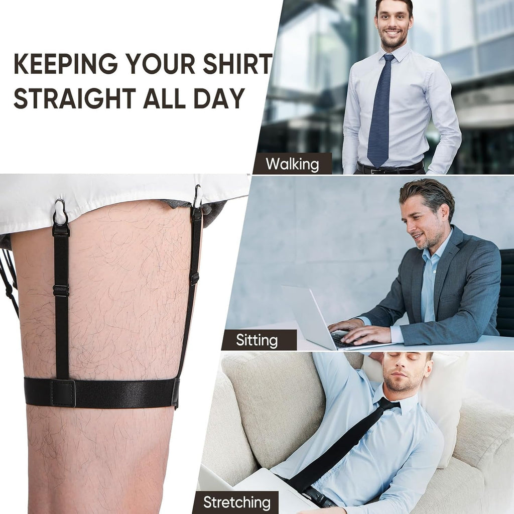 Adjustable Elastic Shirts Tucker (PAIR OF 2 )