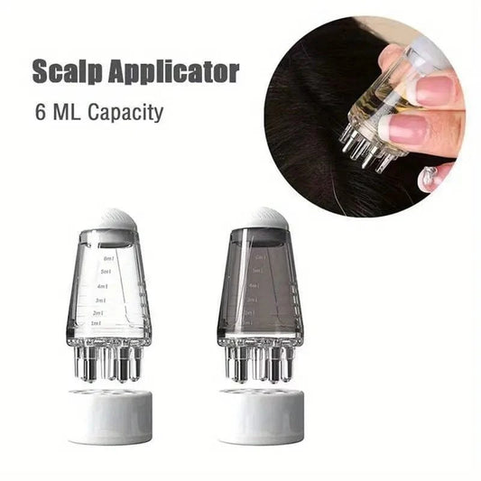 Scalp Oil Applicator Comb Bottle