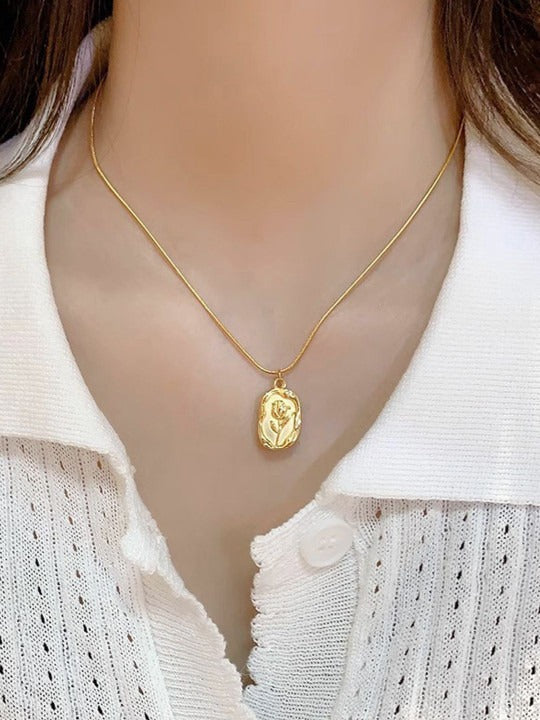 Eternal Bloom Rose Necklace