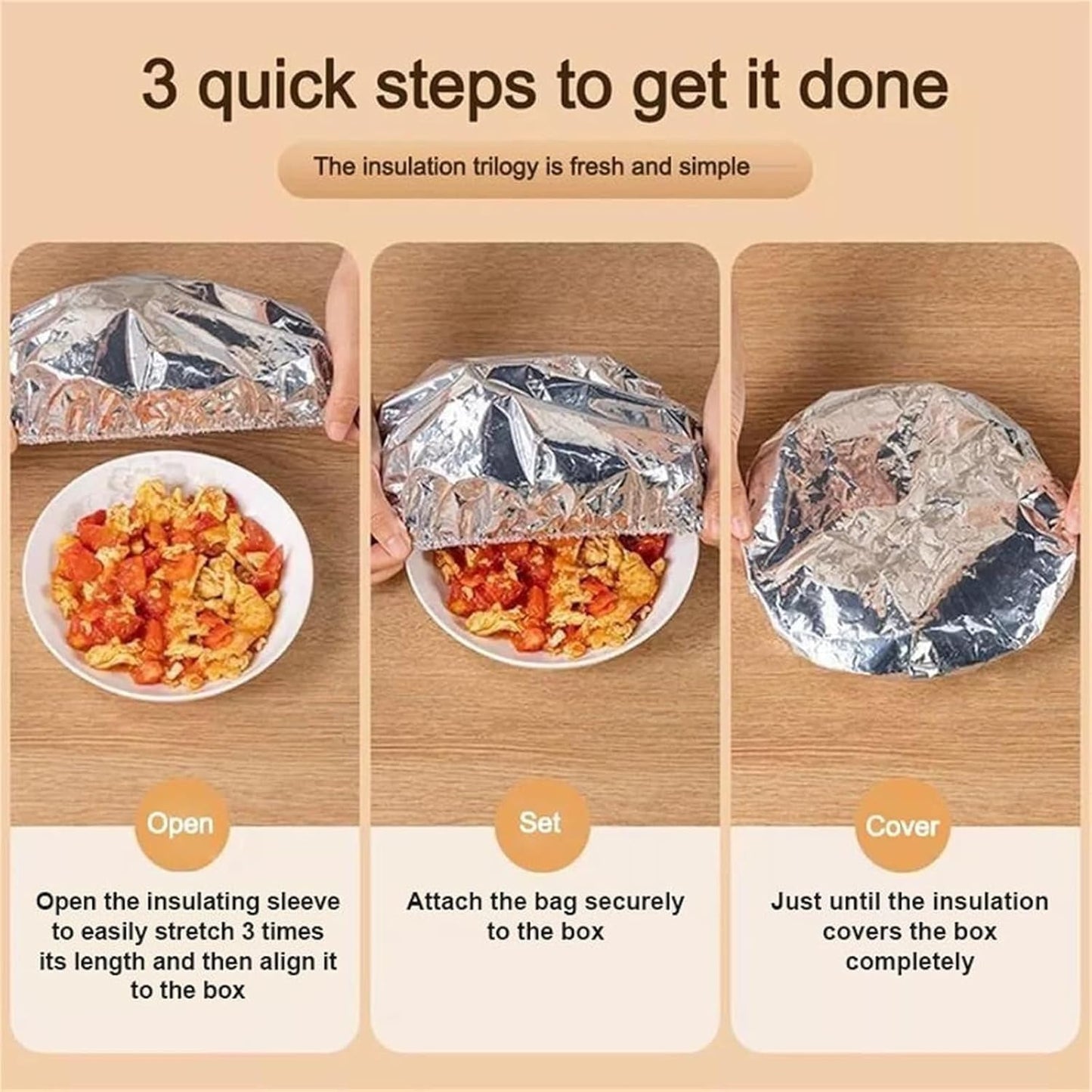 Reusable Aluminium Foil Covers
