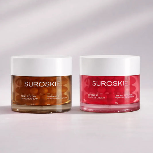 Korean Suroskie Spotless Capsule Cream Dark Spot Correction & Brightening Niacinamide Serum (68g)