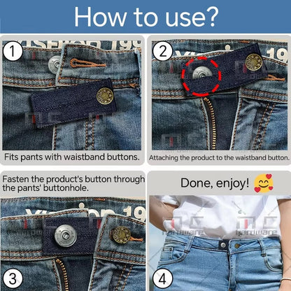 Adjustable Denim Waist Extender For Men and Women