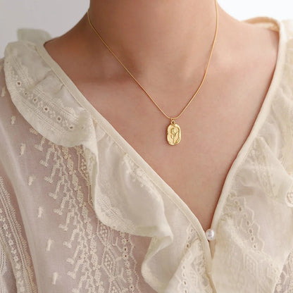 Eternal Bloom Rose Necklace