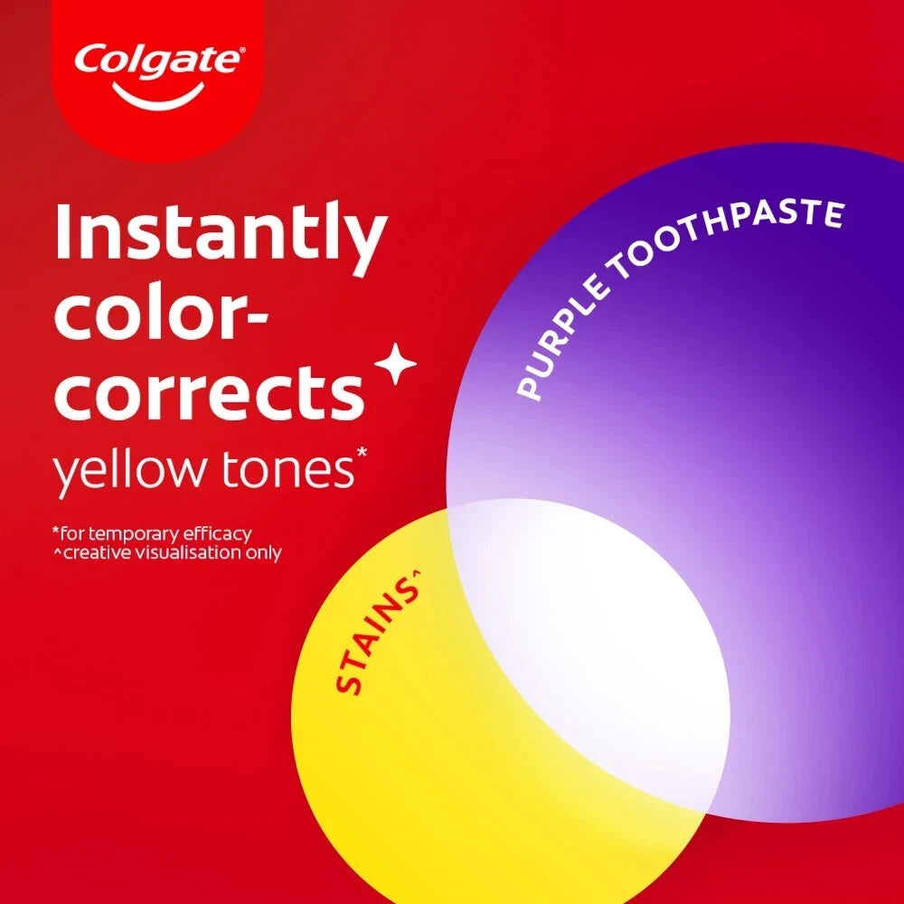 Purple Tone Teeth Brightening Toothpaste