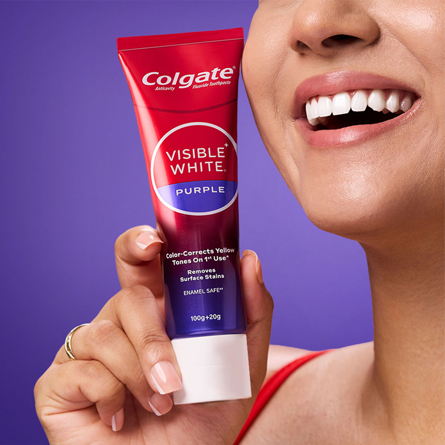 Purple Tone Teeth Brightening Toothpaste